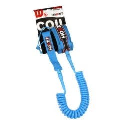 LEASH DE SUP HOWZIT COIL BLEU 9' -Pagayer Soldes Magasin leash de sup howzit coil bleu 9 1 4