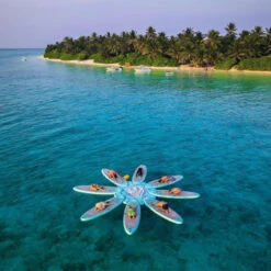 PLATEFORME YOGA GONFLABLE AQUA MARINA YOGA DOCK 2023 -Pagayer Soldes Magasin plateforme yoga gonflable aqua marina yoga dock 2023 3