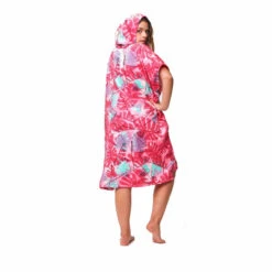 PONCHO AFTER BIG LEAVES BURNT PINK -Pagayer Soldes Magasin poncho after big leaves burnt pink 2