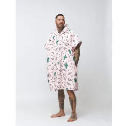 PONCHO AFTER HYPE PALE PINK -Pagayer Soldes Magasin poncho after hype pale pink 2