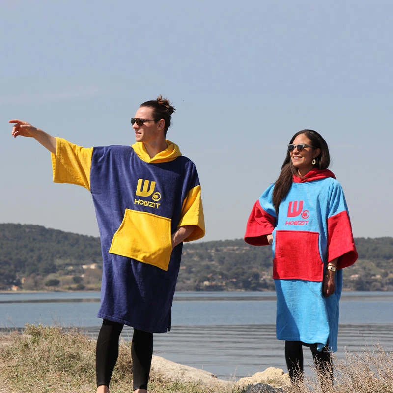 Poncho Howzit Bleu/jaune 10 Poncho Howzit Bleu/jaune – Image 10