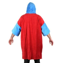 Poncho Howzit Bleu/rouge -Pagayer Soldes Magasin poncho howzit bleu rouge 9