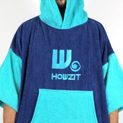 Poncho Howzit Bleu/vert TU -Pagayer Soldes Magasin poncho howzit bleu vert tu 3