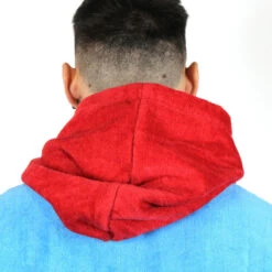 Poncho Howzit Rouge/bleu 18 Poncho Howzit Rouge/bleu -Pagayer Soldes Magasin poncho howzit rouge bleu 8